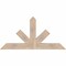 Ekena Millwork Saratoga Smooth Timber Gable Bracket, Douglas Fir, 60"W x 30"H x 5 1/2"D x 5 1/2"F, 12/12 Pitch GBW060X30X0606SAR00SDF - alternate 1